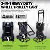 Taipan 65-125KG Foldable Trolley Cart Aluminium 2-In-1 Design Adjustable Deals499