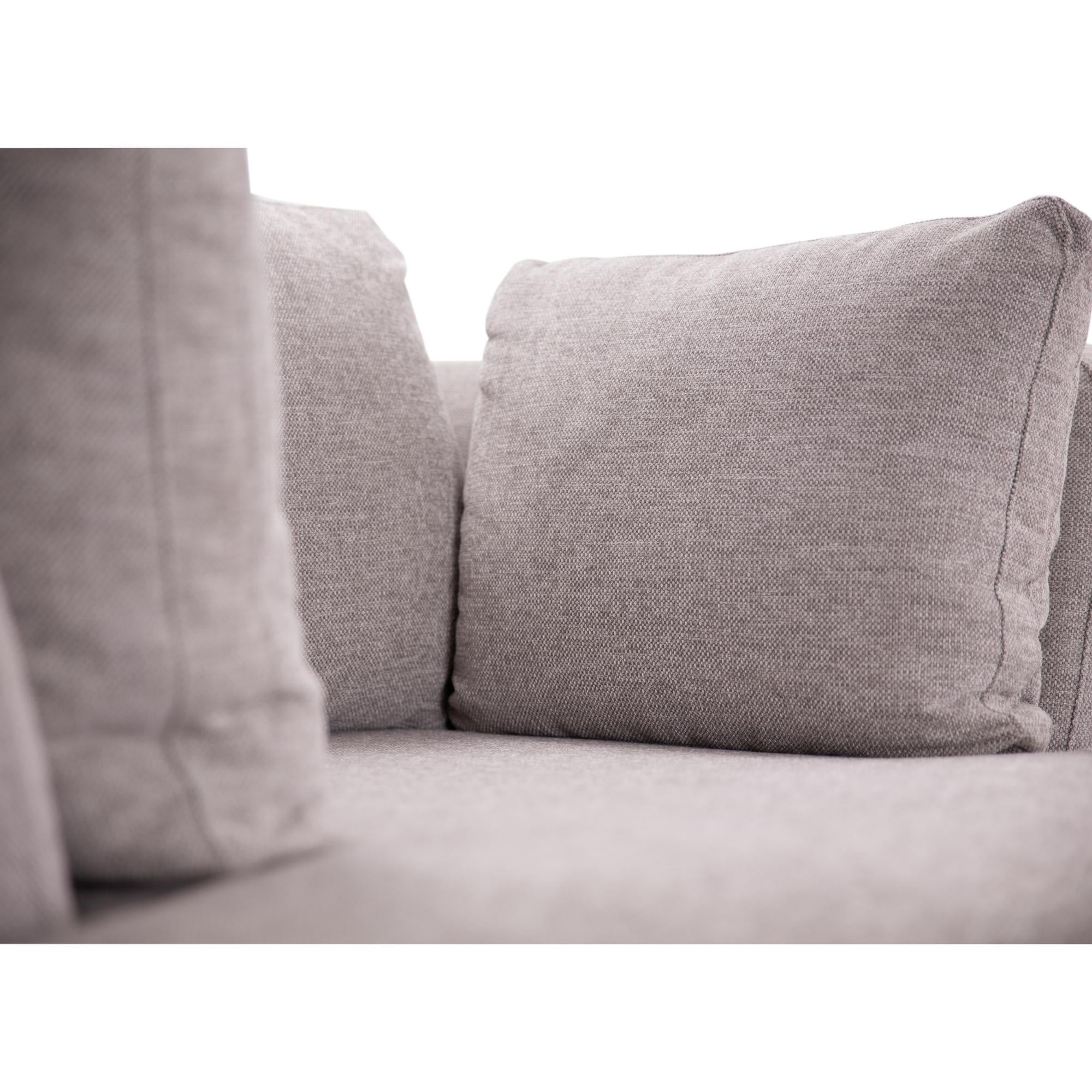 Sunshine Single Sofa Love Chair Fabric Swivel Armchair - Steel Deals499