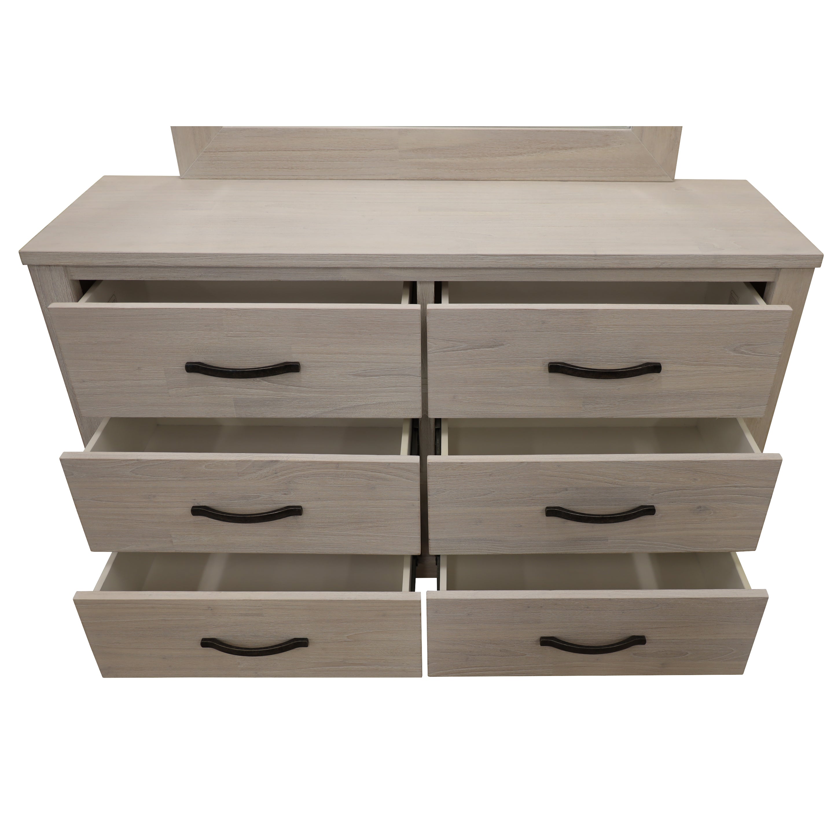 Foxglove Dresser 6 Chest of Drawers Solid Wood Tallboy Storage Cabinet - White Deals499