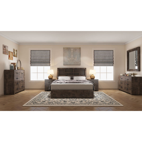 Catmint Tallboy 7 Chest of Drawers Pine Wood Bed Storage Cabinet - Grey Stone Deals499
