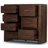 Catmint Tallboy 7 Chest of Drawers Pine Wood Bed Storage Cabinet - Grey Stone Deals499