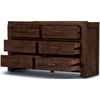 Catmint Dresser 6 Chest of Drawers Solid Pine Wood Storage Cabinet - Grey Stone Deals499