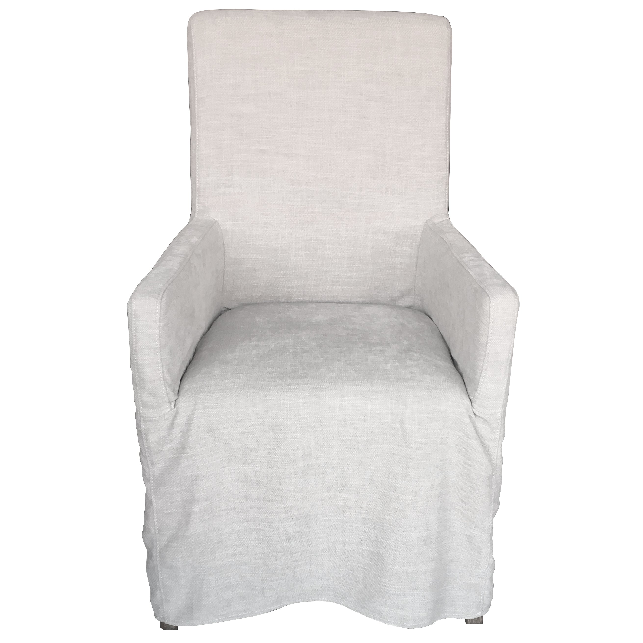 Ixora  Dining Chair Set of 2 Fabric Slipcover French Provincial Carver Timber Deals499