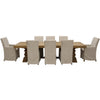 Ixora  Dining Chair Set of 2 Fabric Slipcover French Provincial Carver Timber Deals499
