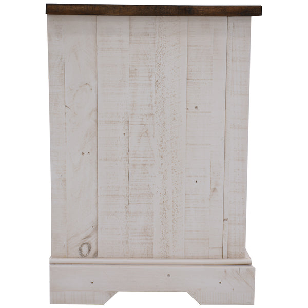 Erica ETU Entertainment TV Unit 160cm Solid Acacia Wood Hampton Brown White Deals499
