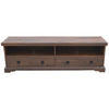 Florence  ETU Entertainment TV Unit 180cm 2 Drawer Solid Mango Timber Wood Deals499