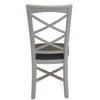 Daisy Dining Chair Set of 2 Solid Acacia Timber Wood Hampton Furniture - White Deals499