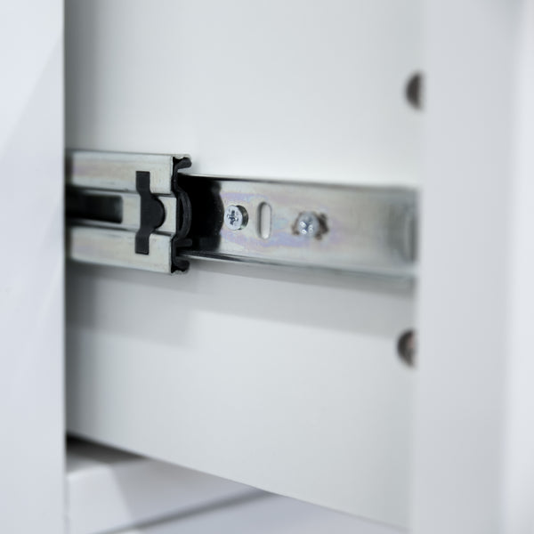 Celosia King Size Bed Frame Timber Mattress Base With Storage Drawers - White Deals499