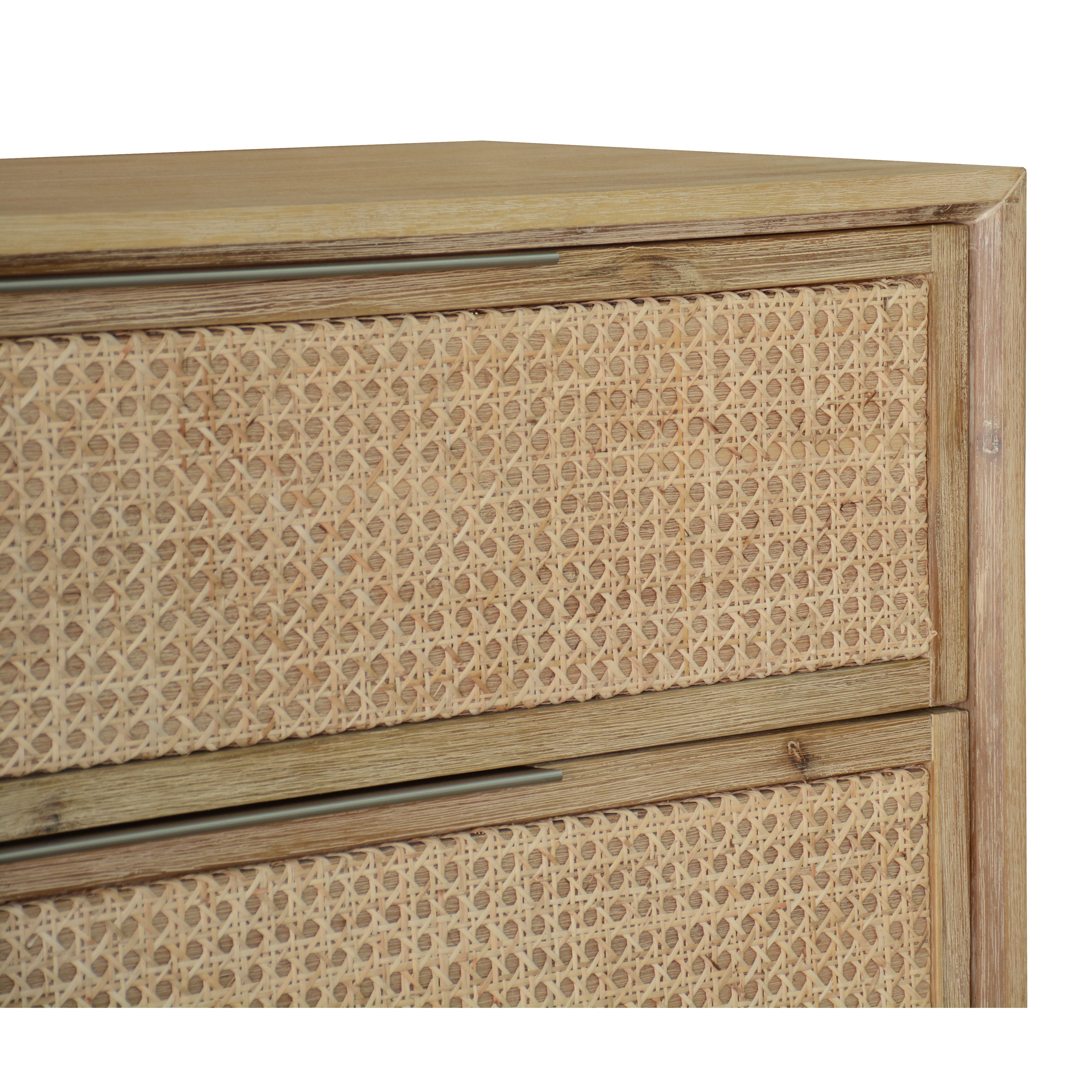 Grevillea Tallboy 4 Chest of Drawers Solid Acacia Wood Storage Cabinet - Brown Deals499
