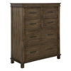 Lily Tallboy 6 Chest of Drawers Solid Pine Wood Bed Storage Cabinet -Rustic Grey Deals499