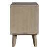Abelia Bedside Nightstand 2 Drawers Storage Cabinet Shelf Side End Table - Brushed Smoke Deals499