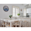 Aster Crossback Dining Chair Set of 6 Solid Birch Timber Wood Ratan Seat - White Deals499
