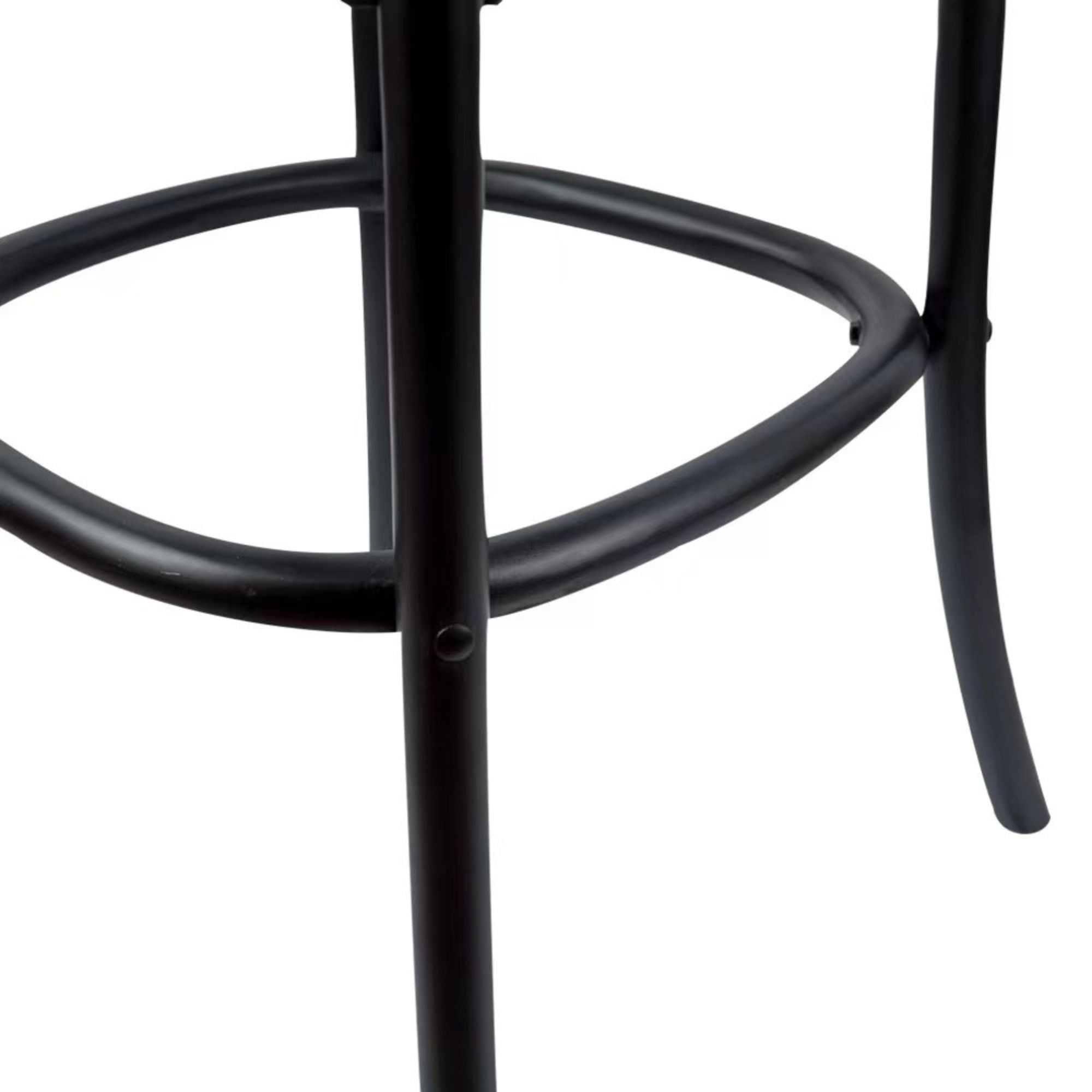 Aster Crossback Bar Stools Dining Chair Solid Birch Timber Rattan Seat - Black Deals499