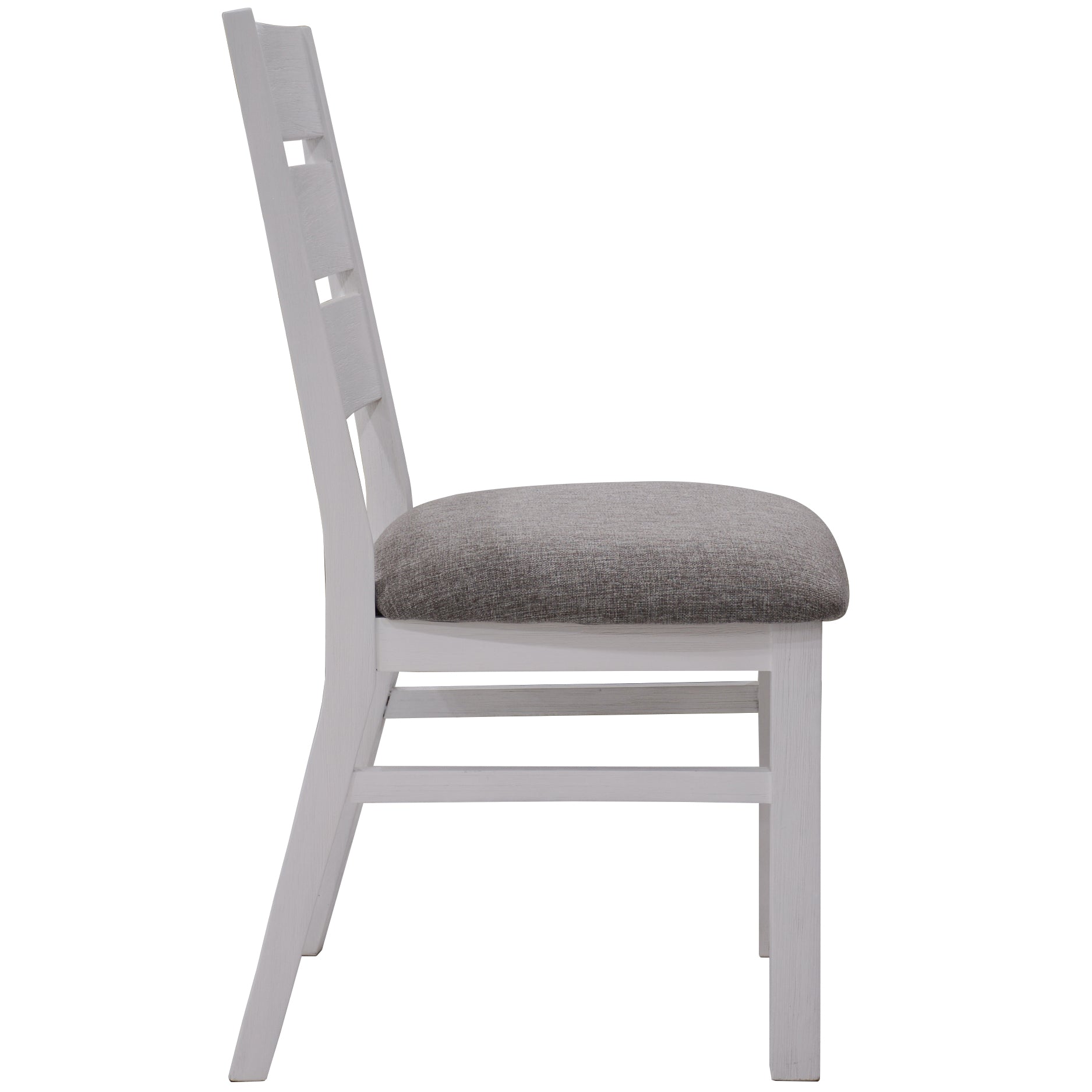 Plumeria Dining Chair Set of 6 Solid Acacia Wood Dining Furniture - White Brush Deals499