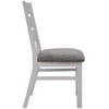 Plumeria Dining Chair Set of 6 Solid Acacia Wood Dining Furniture - White Brush Deals499