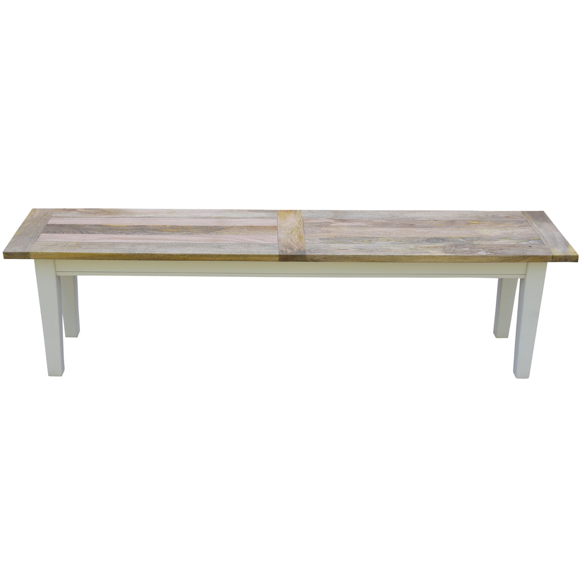 Lavasa 2pc Dining Bench Chair Seat 130cm Mango Wood Modern Farmhouse Furniture Deals499