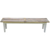 Lavasa 2pc Dining Bench Chair Seat 130cm Mango Wood Modern Farmhouse Furniture Deals499