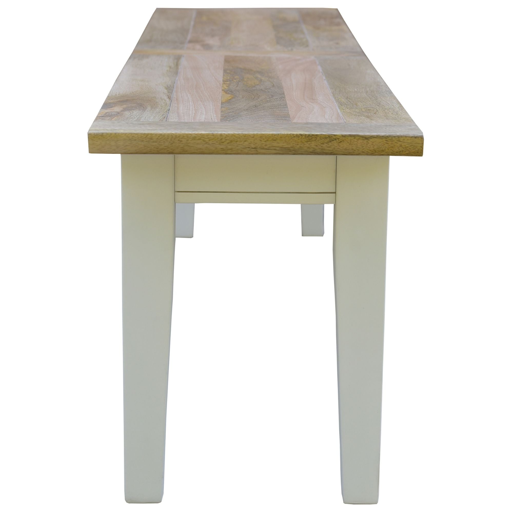 Lavasa 2pc Dining Bench Chair Seat 130cm Mango Wood Modern Farmhouse Furniture Deals499