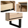 Aconite ETU Entertainment TV Unit 210cm Solid Messmate Timber Wood - Natural Deals499
