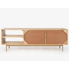 Martina ETU Entertainment TV Unit 147cm Solid Mango Wood Rattan Furniture Deals499