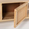 Martina ETU Entertainment TV Unit 147cm Solid Mango Wood Rattan Furniture Deals499