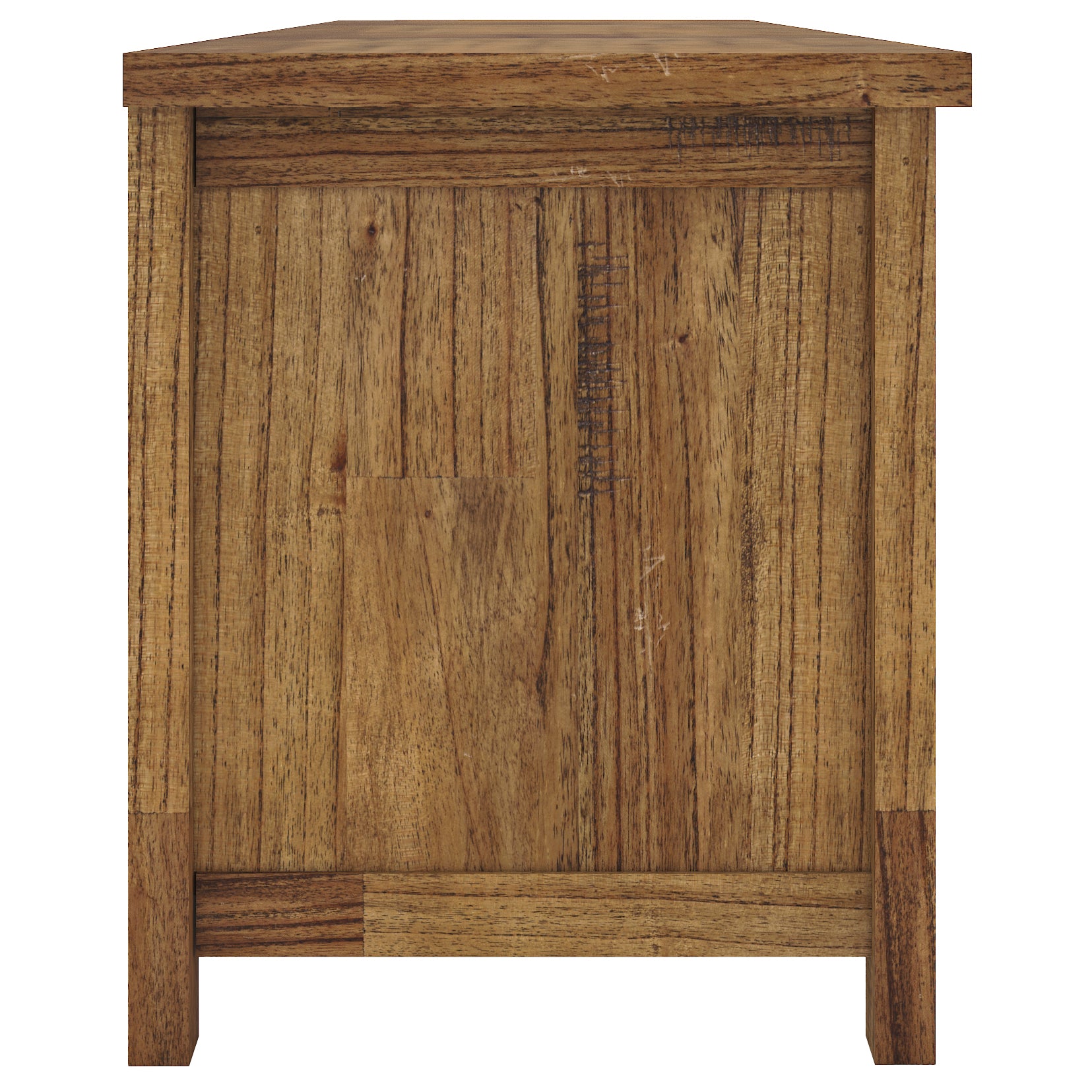 Birdsville ETU Entertainment TV Unit 223cm 2 Door 2 Drawer Mt Ash Wood - Brown Deals499