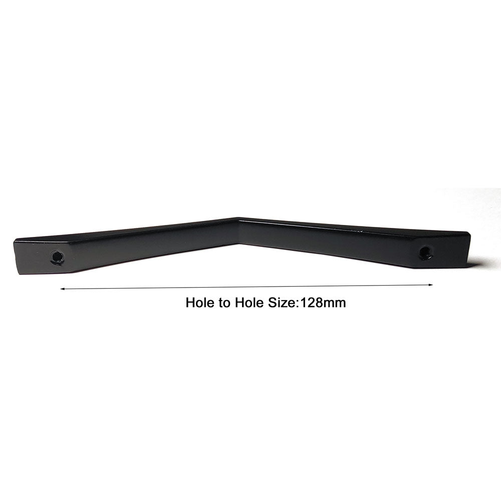 128MM Black Zinc Alloy Kitchen Nickel Door Cabinet Drawer Handle Pulls Deals499