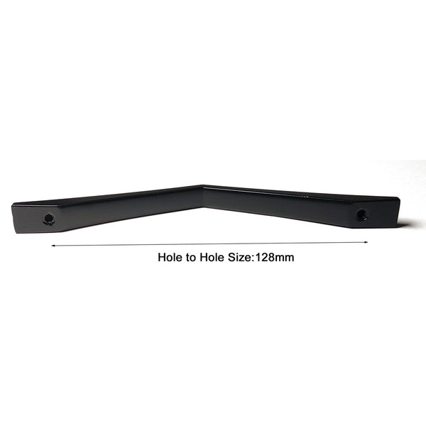 128MM Black Zinc Alloy Kitchen Nickel Door Cabinet Drawer Handle Pulls Deals499