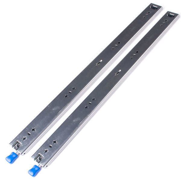 28in Pair 150KG Heavy Duty Drawer Slides Rails Runners Locking Ball Bearing Deals499
