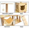 Modern Multi-Level Cats Tree Kittens Scratching Posts Sisal Rope Soft Nest Bed Cat Furniture Tree from Deals499 at Deals499