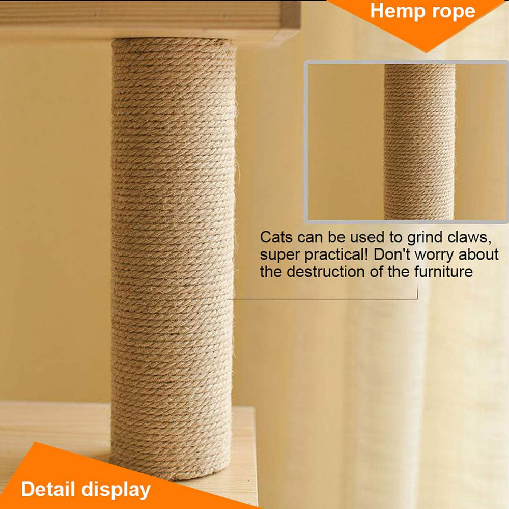 Modern Multi-Level Cats Tree Kittens Scratching Posts Sisal Rope Soft Nest Bed Cat Furniture Tree from Deals499 at Deals499