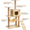 Modern Multi-Level Cats Tree Kittens Scratching Posts Sisal Rope Soft Nest Bed Cat Furniture Tree from Deals499 at Deals499