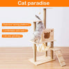 Modern Multi-Level Cats Tree Kittens Scratching Posts Sisal Rope Soft Nest Bed Cat Furniture Tree from Deals499 at Deals499