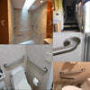 80cm Stainless Steel Handle for Shower Toilet Grab Bar Handle Bathroom Stairway Handrail Elderly Senior Assist Deals499