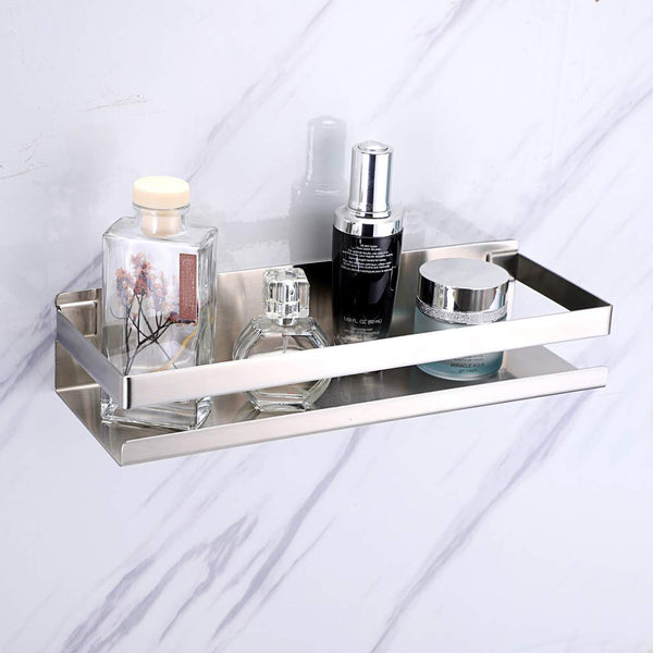 Brushed Bathroom Shower Shelf Kitchen Rack Storage Shelves Shampoo Holder Organizer Deals499