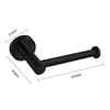 Toilet Paper Holder Self Adhesive Black Bathroom Paper Roll Holder Roll Holder 304 Deals499