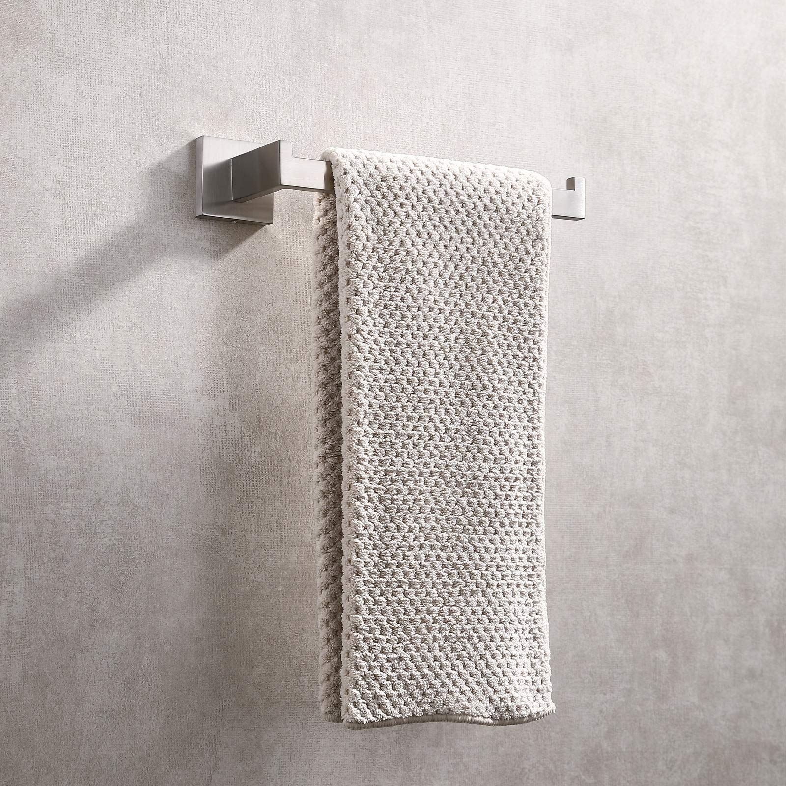 Square Hand Towel Holder Ring Wall Mounted Modern Towel Bar Bathroom Kitchen Deals499