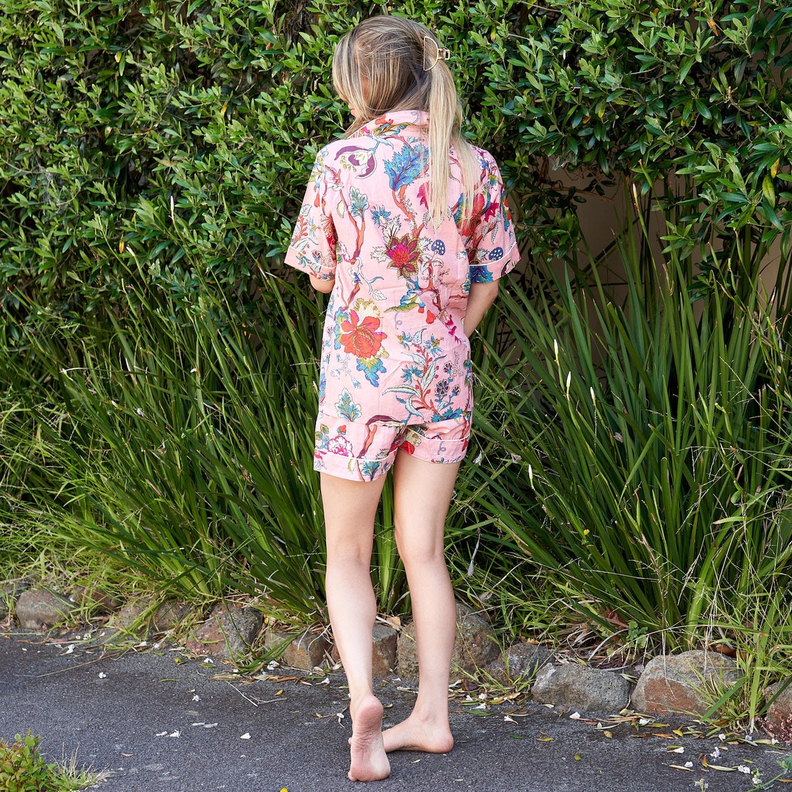 Women's Cotton Pj Shorts, Pajama Set Women, Bridesmaid Pajama, Cotton Sleep Shorts, Sleepwear Mothers Day Valentines Day Gift - M from Deals499 at Deals499