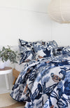 Floral Cotton Quilt Throw Bedspread Block Print Quilt Indian Quilt Comforter Duvet Cover Quilt Gift - Blue Owl from Deals499 at Deals499
