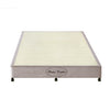 Mattress Base Ensemble King Size Solid Wooden Slat in Beige with Removable Cover Deals499