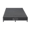 Mattress Base Ensemble King Size Solid Wooden Slat in Charcoal with Removable Cover Deals499