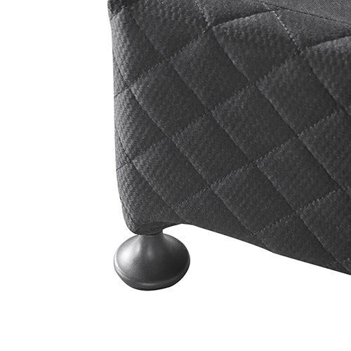 Mattress Base Ensemble King Size Solid Wooden Slat in Charcoal with Removable Cover Deals499
