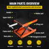 205KG Motorcycle Motorbike Lift Jack Motorcycle Stand Hoist Repair Work Bench from Deals499 at Deals499