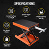 205KG Motorcycle Motorbike Lift Jack Motorcycle Stand Hoist Repair Work Bench from Deals499 at Deals499