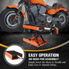 205KG Motorcycle Motorbike Lift Jack Motorcycle Stand Hoist Repair Work Bench from Deals499 at Deals499