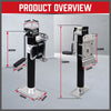 Trailer Caravan Canopy Jack Leg Stand Heavy Duty 2267KG/5000lbs Side Handle from Deals499 at Deals499