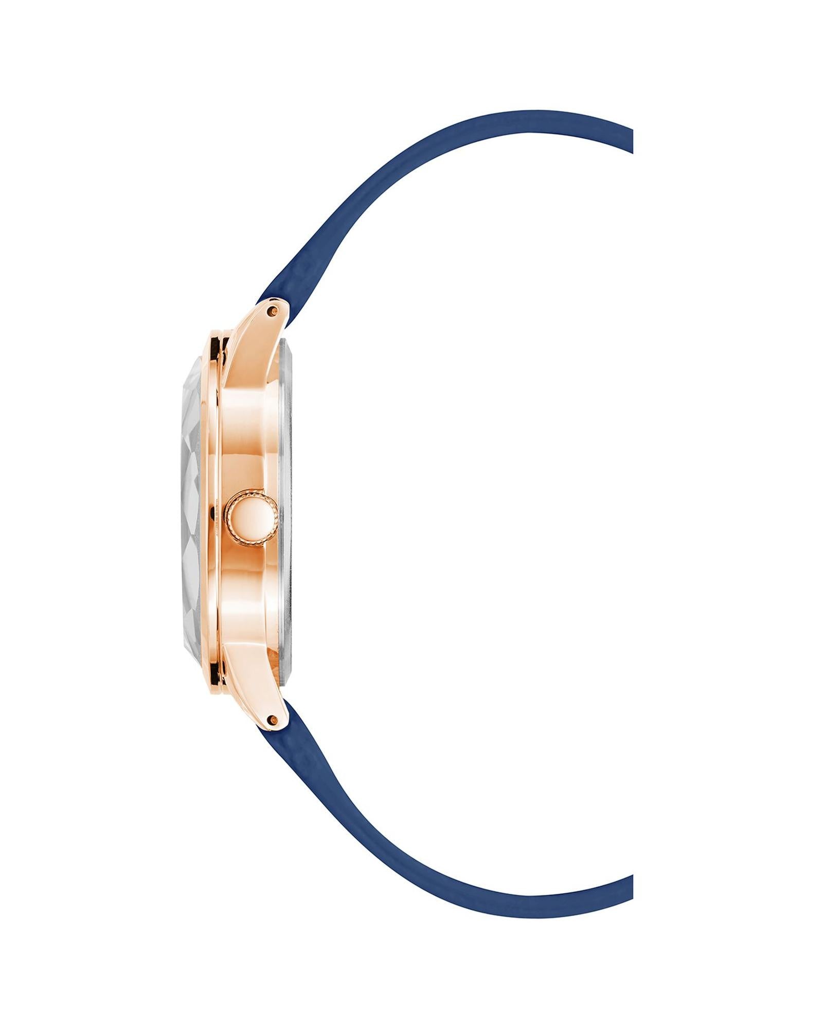 Rose Gold Analog Fashion Watch with Rhinestone Facing One Size Women from Deals499 at Deals499