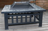 18" Square Metal Fire Pit Outdoor Heater Deals499