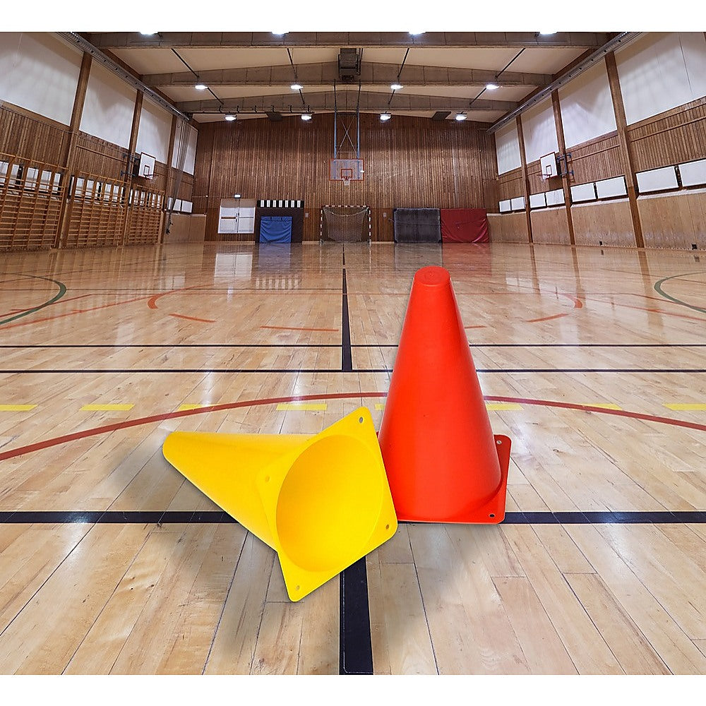230mm Training Cones Set Witches Hat Football Soccer Rugby Traffic Deals499