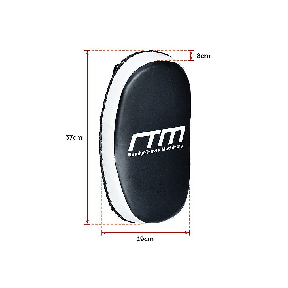 MMA Kick Boxing Pads Curved Strike Shield Punching Bag Focus Arm Muay Thai Deals499